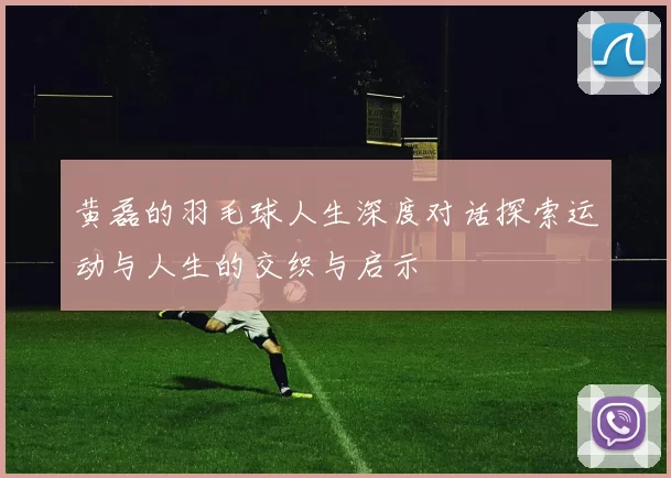 黄磊的羽毛球人生深度对话探索运动与人生的交织与启示