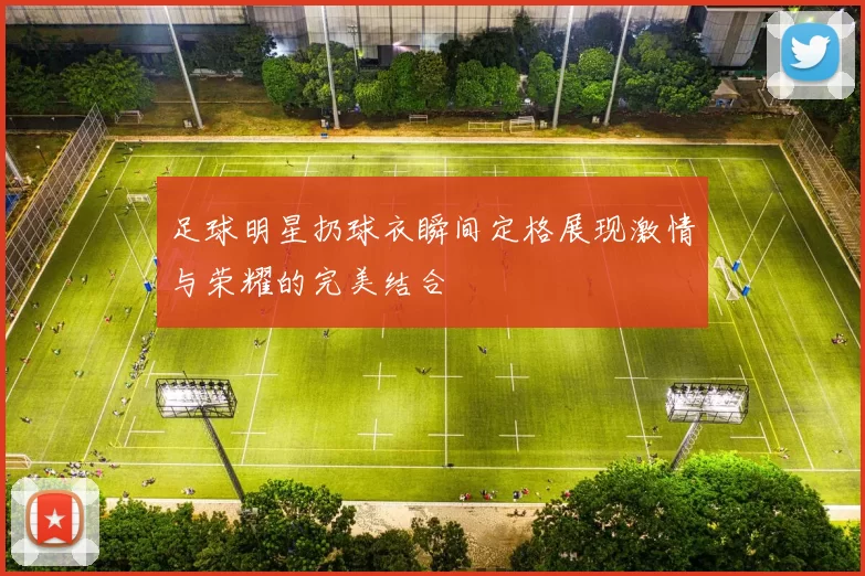 足球明星扔球衣瞬间定格展现激情与荣耀的完美结合